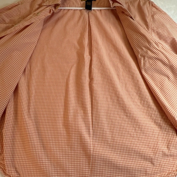 Browning Men's Orange Plaid Button Down Shirt - Picture 3 of 5
